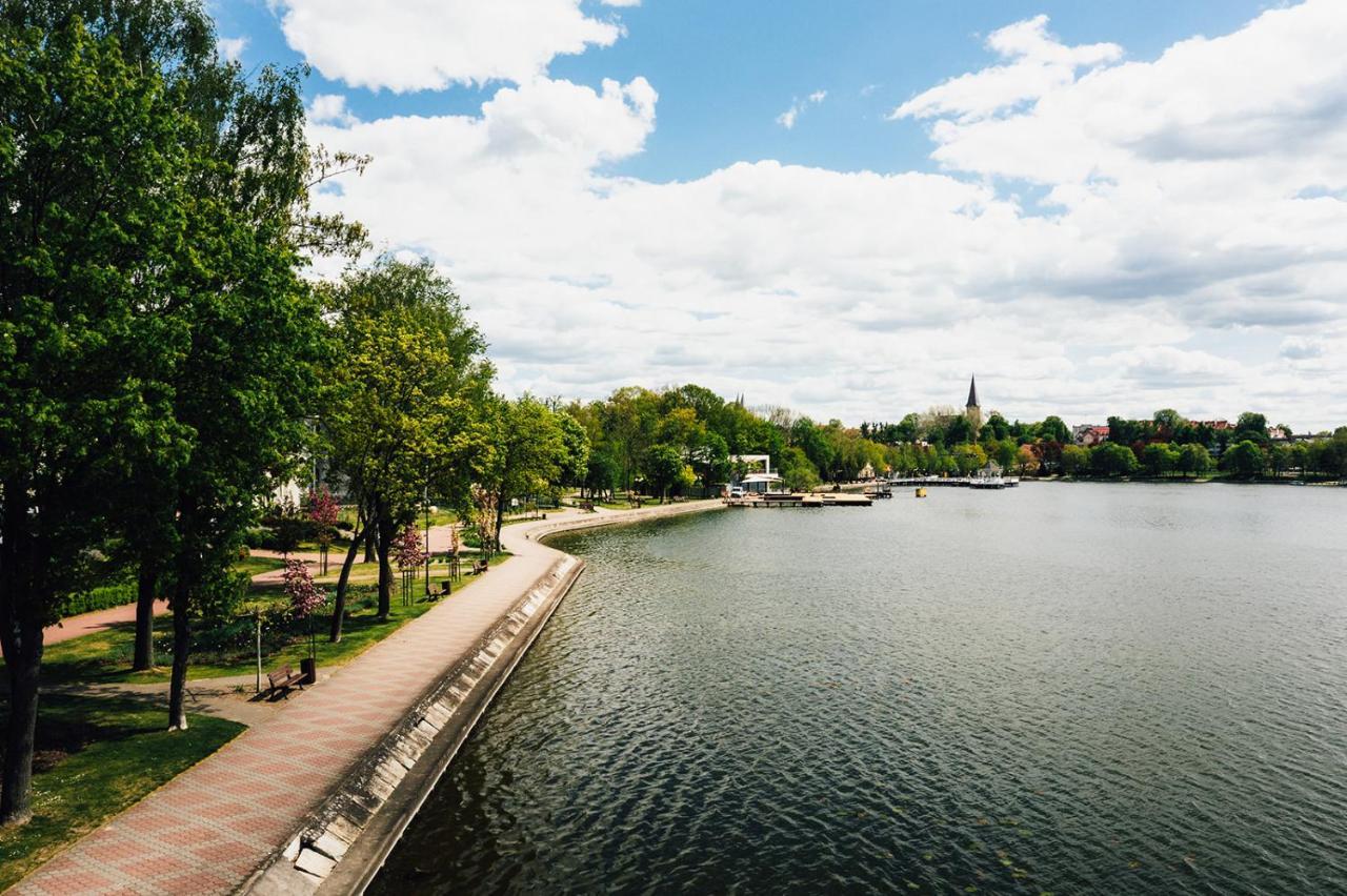 Willa Port Apartament Premium Z Widokiem Na Jezioro Ostróda Esterno foto
