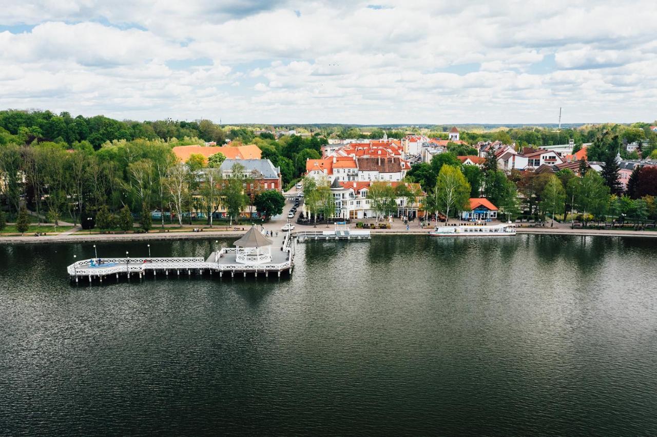 Willa Port Apartament Premium Z Widokiem Na Jezioro Ostróda Esterno foto