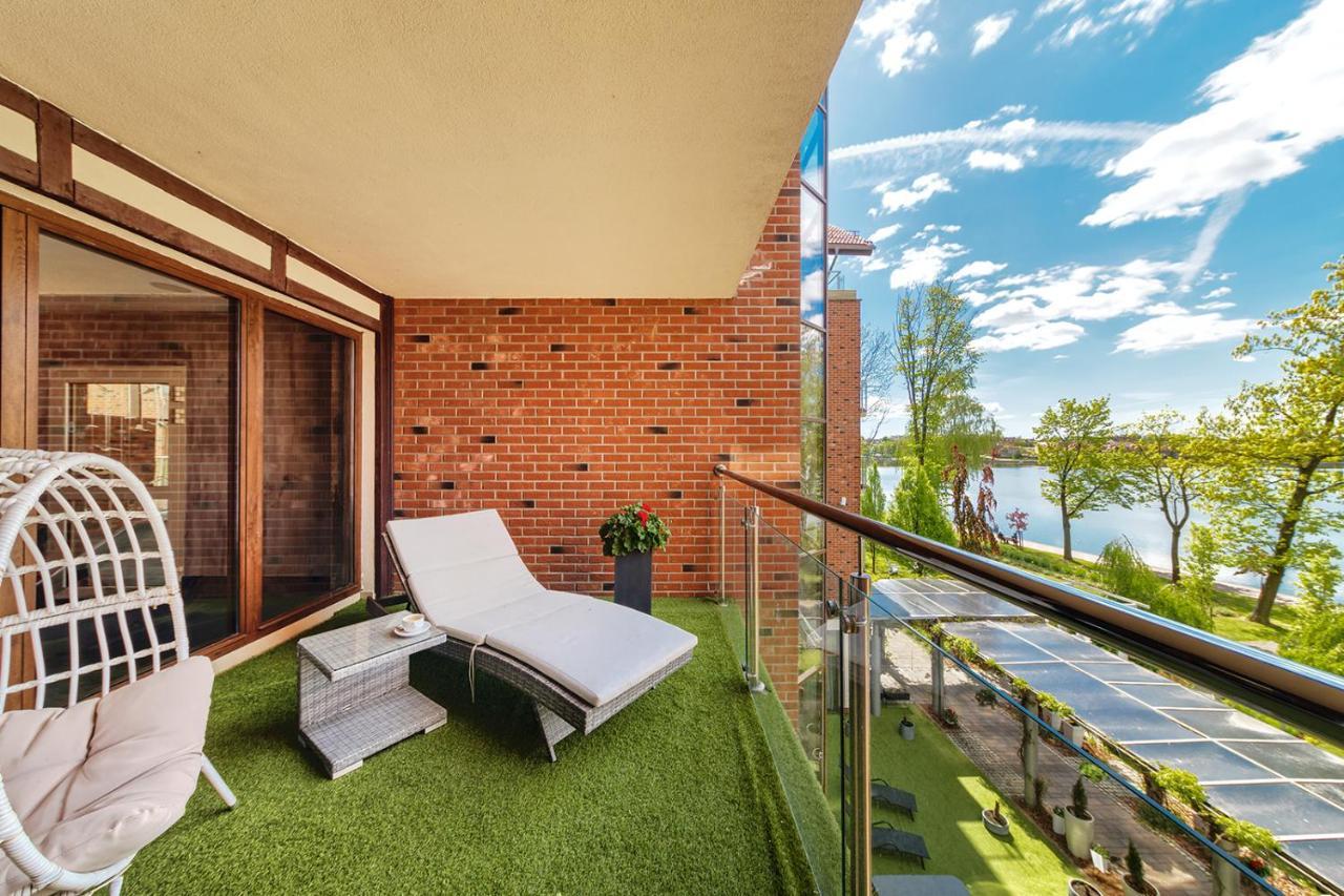 Willa Port Apartament Premium Z Widokiem Na Jezioro Ostróda Esterno foto